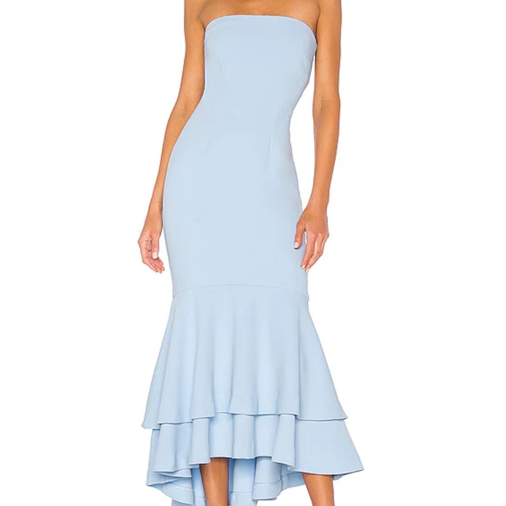 Baby Blue Lovers and Friends MIDI Dress Size Medium